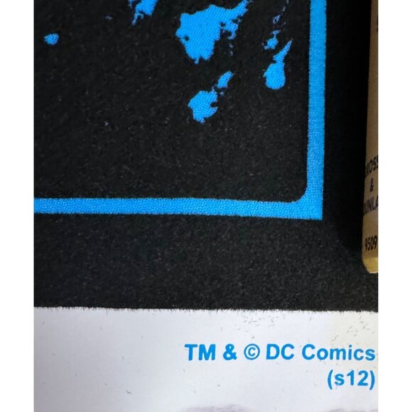 Black Light Batman Logo Poster #5911 flocked rare DC comics 35x23" READ - Picture 3 of 3